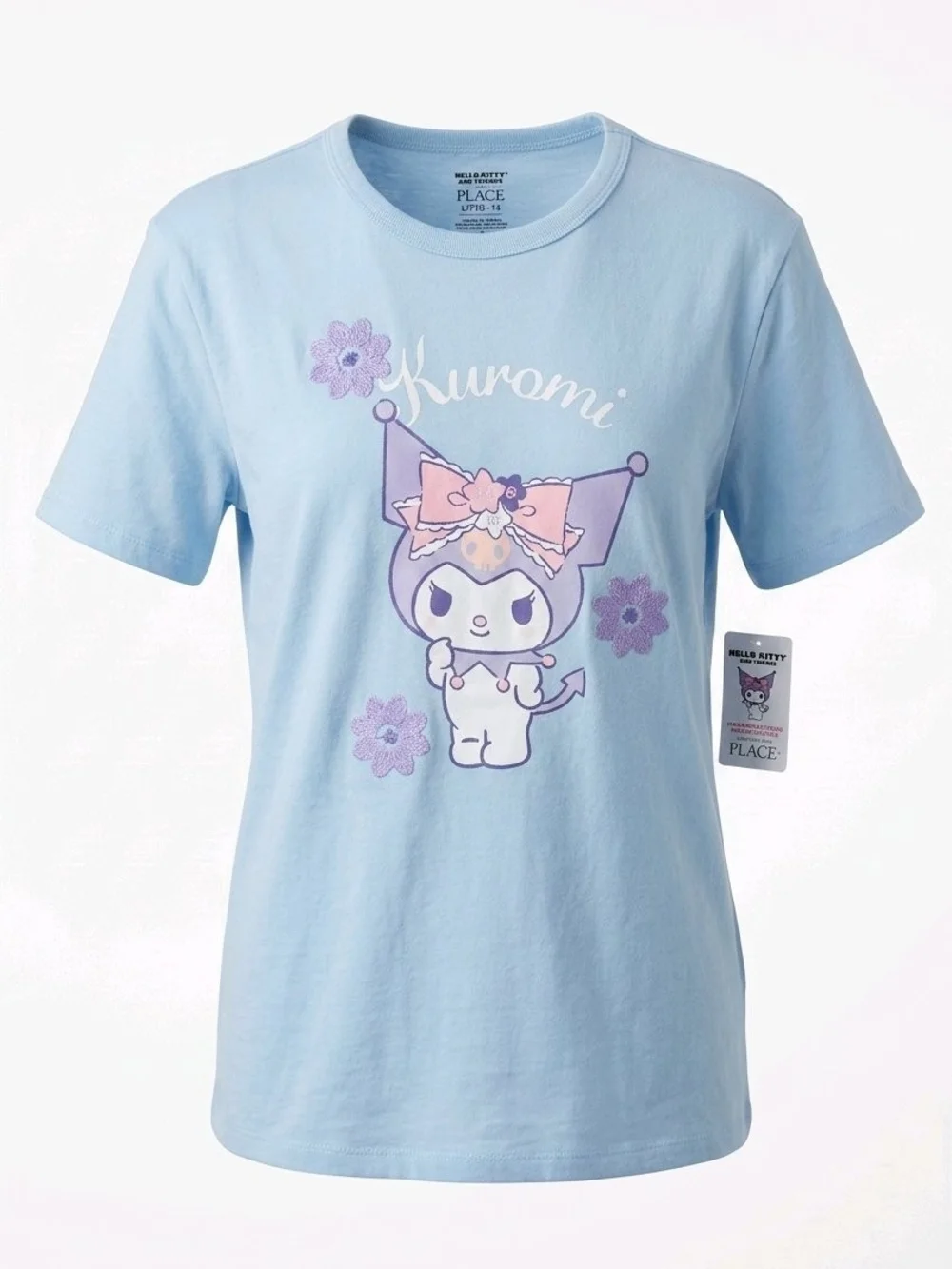 The Children's Place Light Blue Kuromi Graphic Tee